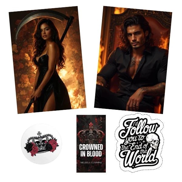 Crowned In Blood Book Box - Dark Mafia Romance Special Edition with Sprayed Edges - Get it from Bo