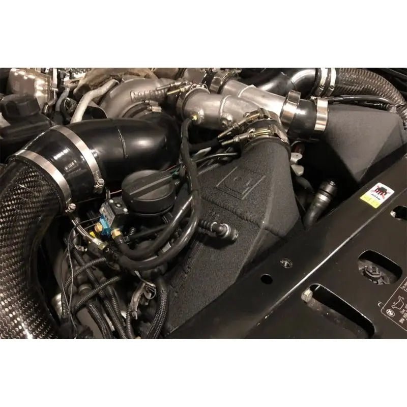 CSF 12-16 BMW M5 (F10) / 12-18 BMW M6 (F06/F12/F13) Twin Charge-Air-Cooler Set - Crinkle Black - Get it from Bo