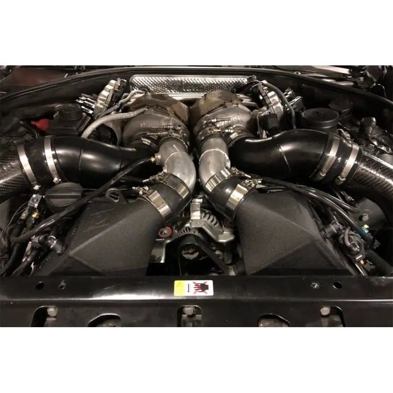 CSF 12-16 BMW M5 (F10) / 12-18 BMW M6 (F06/F12/F13) Twin Charge-Air-Cooler Set - Crinkle Black - Get it from Bo