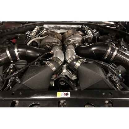 CSF 12-16 BMW M5 (F10) / 12-18 BMW M6 (F06/F12/F13) Twin Charge-Air-Cooler Set - Crinkle Black - Get it from Bo
