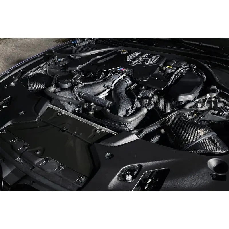 CSF 16-21 BMW M5 (F90) / 17-21 BMW M8 (F91/F92/F93) Twin Charge-Air-Cooler Set - Crinkle Black - Get it from Bo