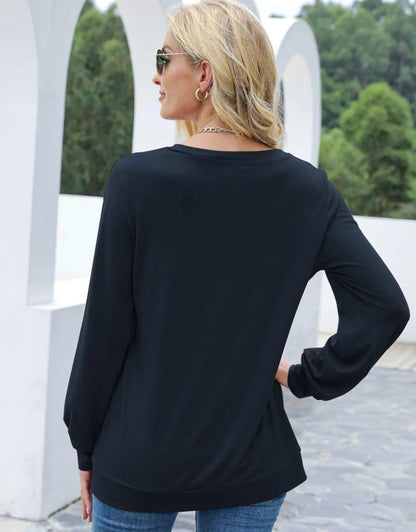Cut Out Pullover Long Sleeve - Get it from Bo