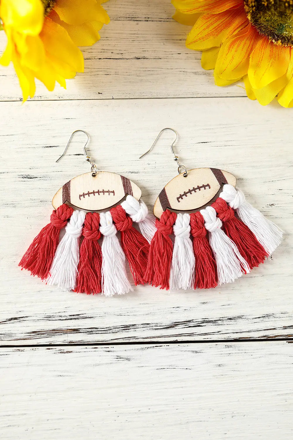 Lottie Braided Tasseled Drop Earrings