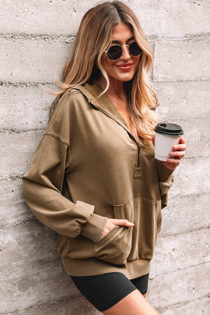 Solana Mineral Wash Baggy Hoodie