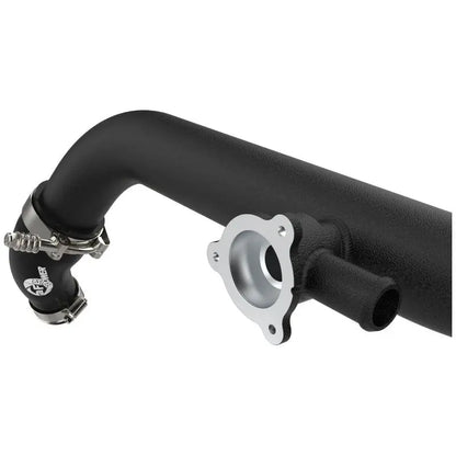 aFe 21-23 Ford Bronco V6-2.7Ltt BladeRunner Alum Hot &amp; Cold Charge Pipe Kit - Black NP Motorsports