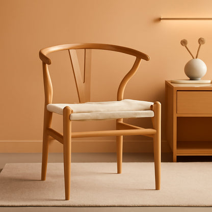 Natural Hemp Mid Century Woven Armchair Indoor Outdoor ShipItFurniture