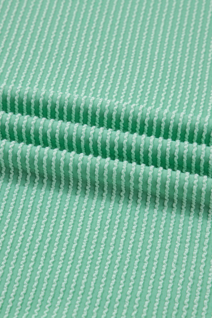 Claire Contrast Striped Patchwork Long Sleeve Top