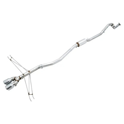 AWE Tuning 2016+ Honda Civic Si Track Edition Exhaust w/Front Pipe & Dual Chrome Silver Tips NP Motorsports