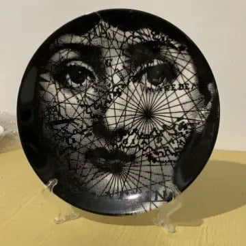 Ceramic Italian Face Hanging Plate Wall Decoration European Get it from Bo