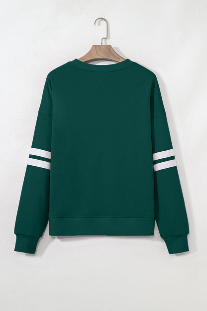 Taylor Striped Oversized Sweatshirt