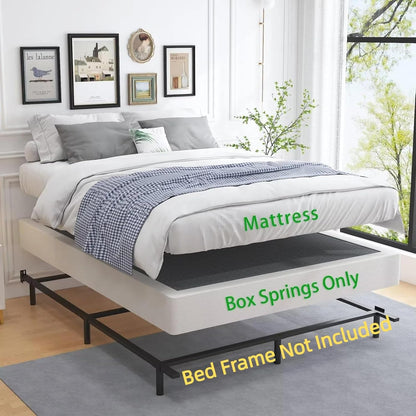 Queen Heavy Duty Metal Box Spring Mattress Foundation