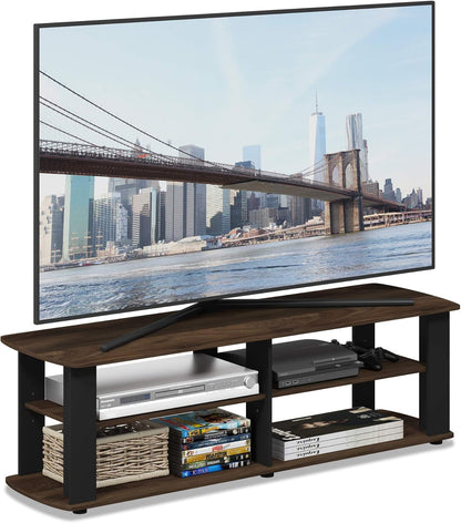 Nelly Entertainment Center TV Stand 43.3in Columbia Walnut