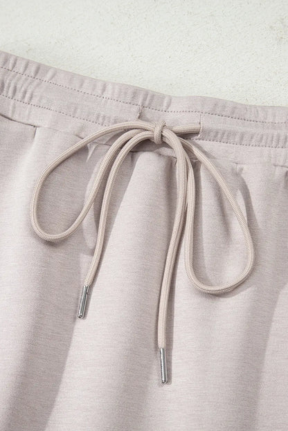 Ava Pullover Drawstring Mini Skirt