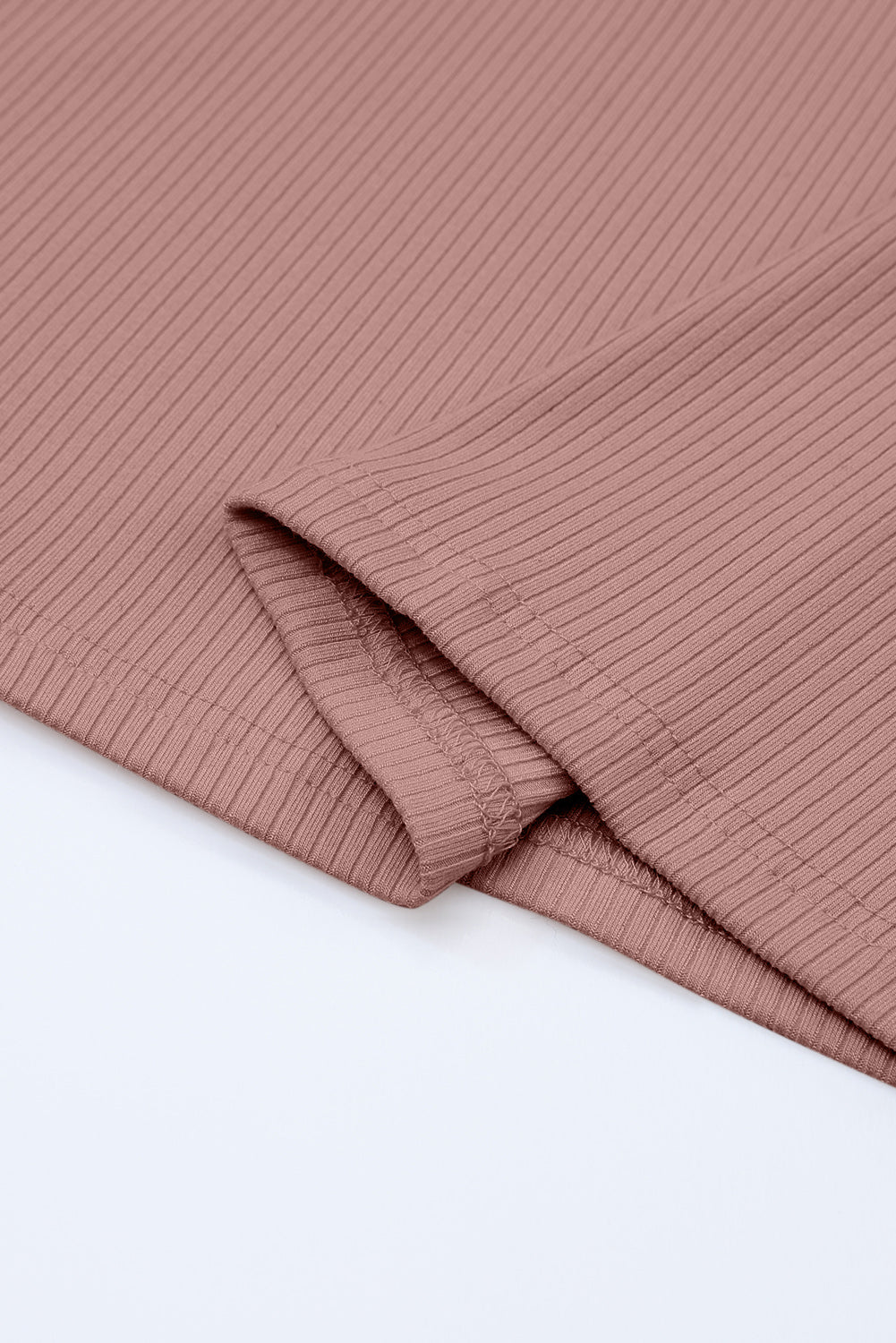 Elizabeth Crewneck Ribbed top Long Sleeve Top