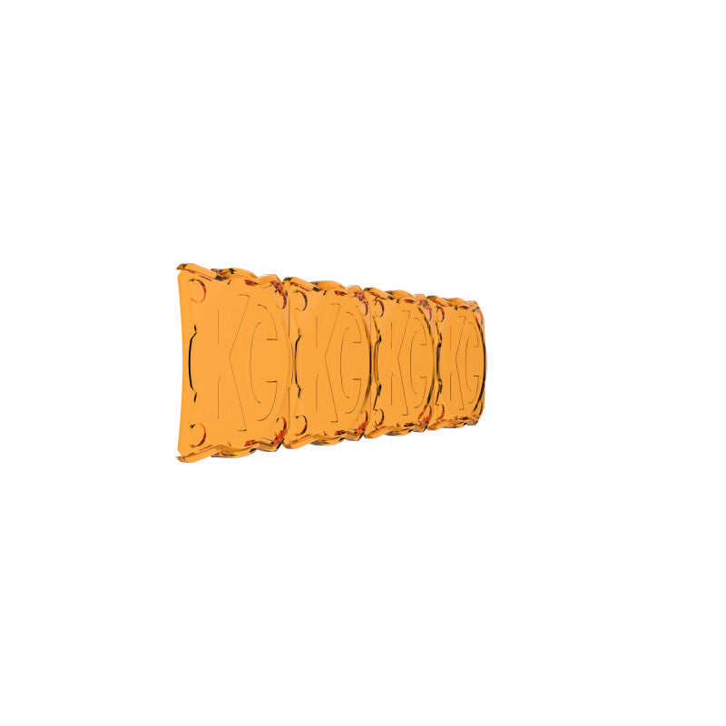 KC HiLiTES FLEX ERA LED Light Bar 10in. Light Shield - Amber (SHIELD ONLY) Dunes 2 Dezert SXS