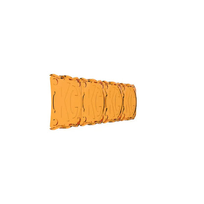KC HiLiTES FLEX ERA LED Light Bar 10in. Light Shield - Amber (SHIELD ONLY) Dunes 2 Dezert SXS