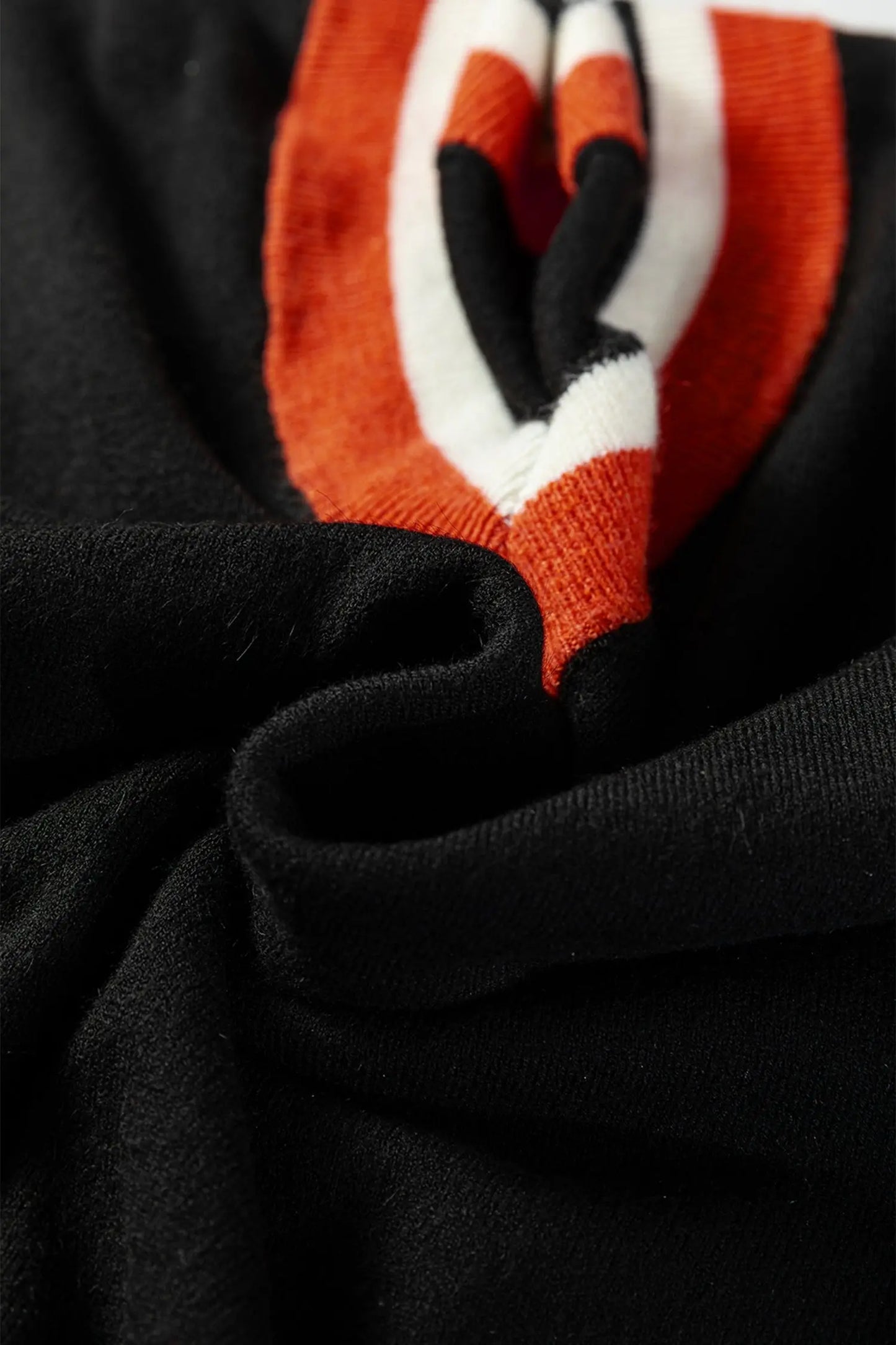 Scarlett Striped Trim Varsity Sweater