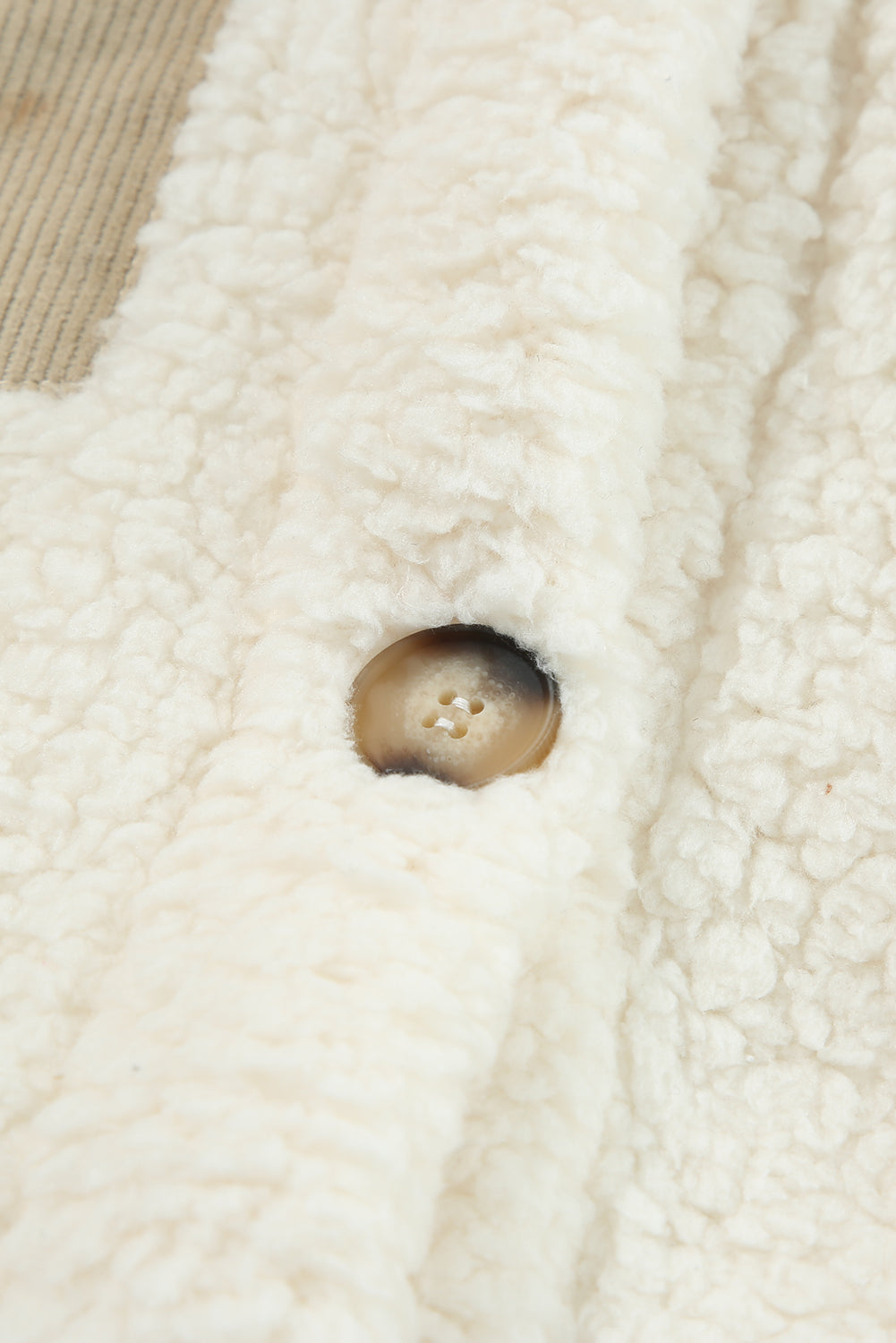 Olivia Single Breasted Teddy Coat