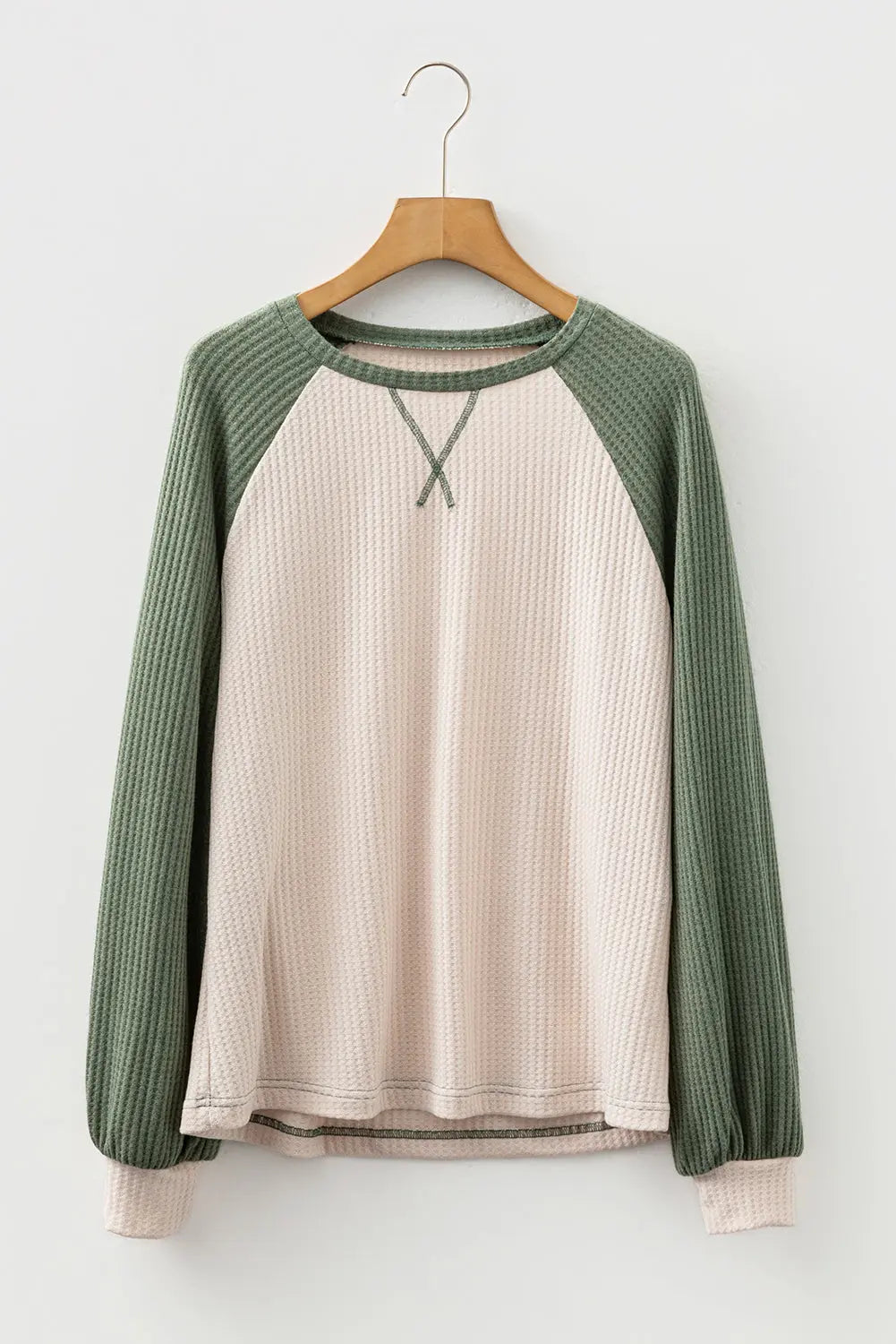 Peyton Block Raglan Sleeve Top