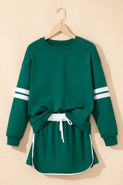 Sophia Shoulder Pullover Mini Skirt