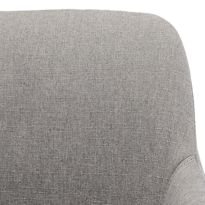 Light Gray Office Chair With 360 Swivel For Modern Home Office