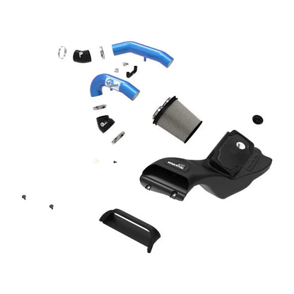 aFe 21-22 Ford F-150 Raptor V6-3.5L(tt) Momentum XP Cold Air Intake System Blue w/ Pro Dry S Filter NP Motorsports