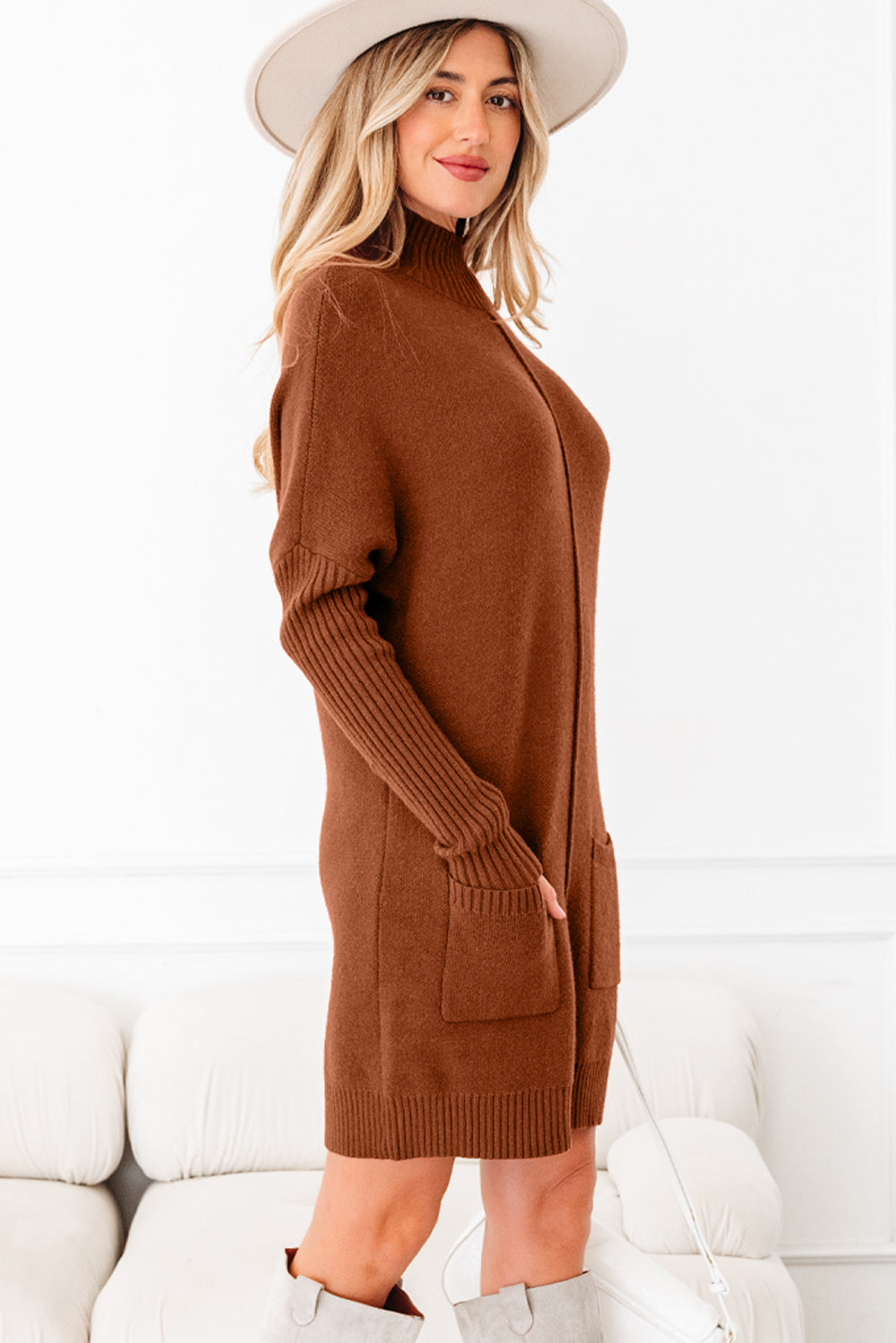 Mia Center Seam Shift Sweater