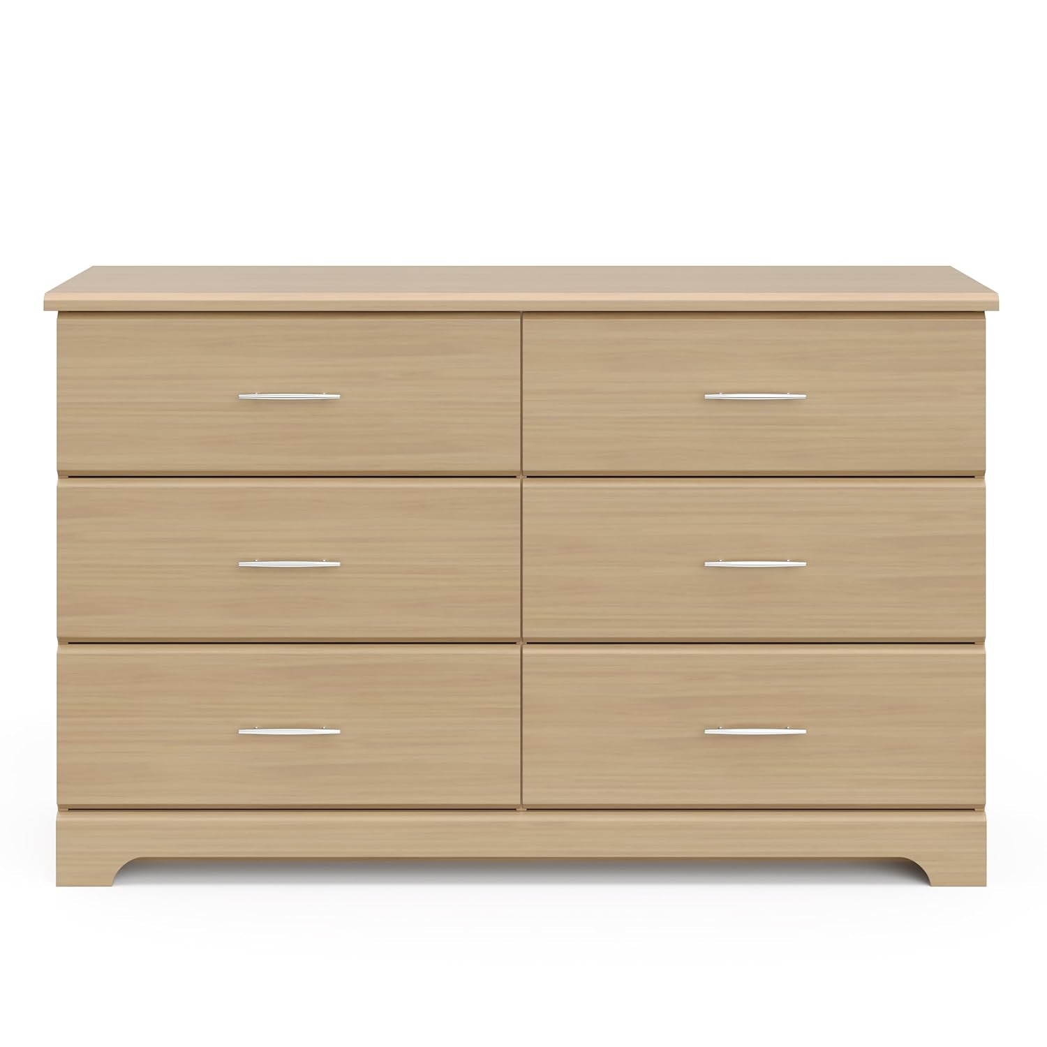 Brookside 6 Drawer Double Dresser (Driftwood) – Dresser for Nursery, 6 Drawer Dresser, Kids Dresser, Nursery Dresser Drawer Organizer, Chest of Drawers ShipItFurniture