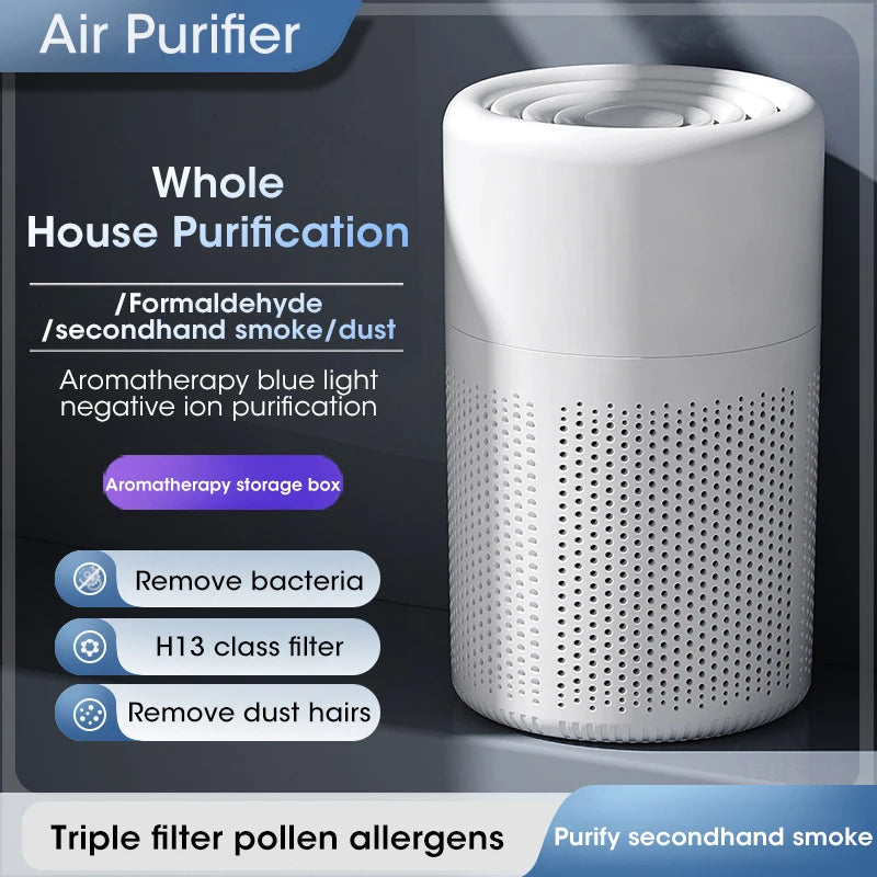 Mini Desktop Air Purifier Portable Air Purifier Household Air Cleaner