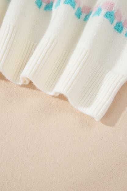 Sofia Trim Drop Shoulder Sweater