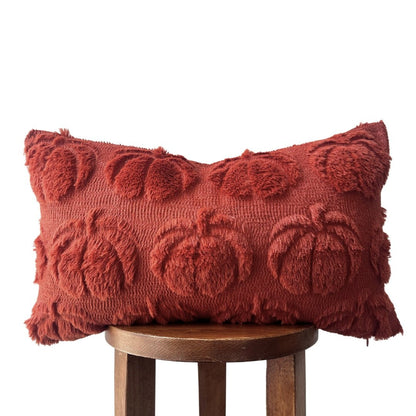 Dark Rust Pumpkin Lumbar Pillow Cover - Get it from Bo
