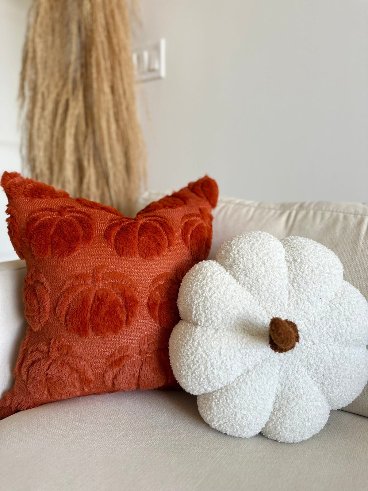 Dark Rust Pumpkin Pillow Cover - Get it from Bo