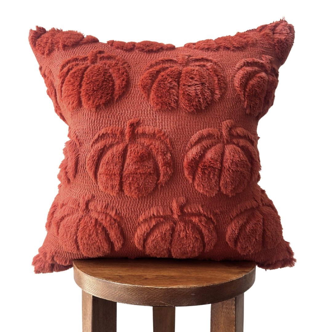 Dark Rust Pumpkin Pillow Cover - Get it from Bo