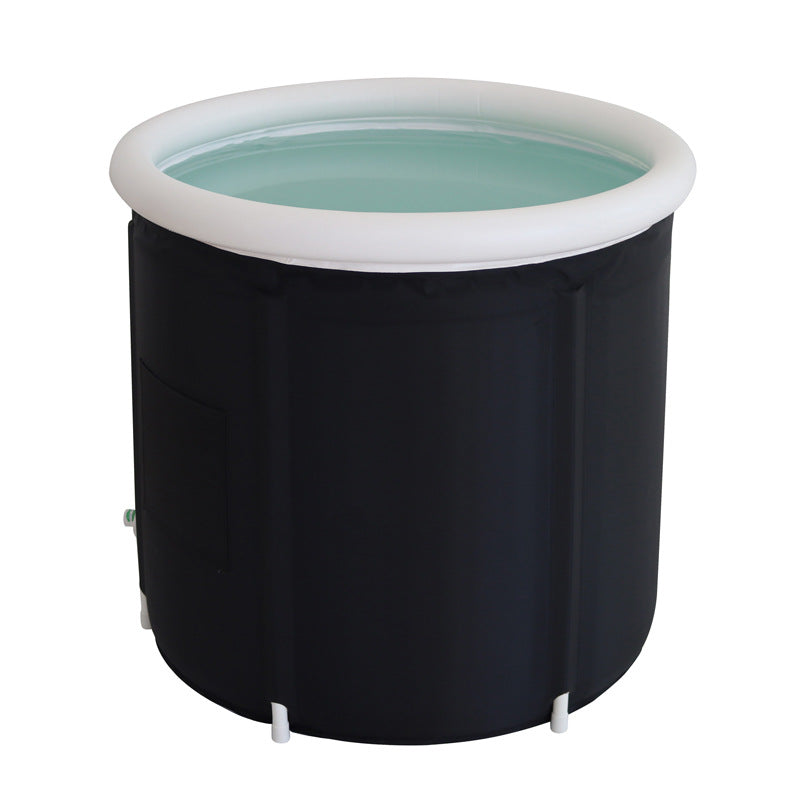 Ice Bathtub Cold Plunge for Athletes Recovery Ice Bucket Foldable Teal Simba