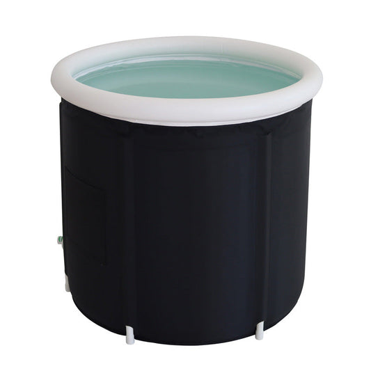 Ice Bathtub Cold Plunge for Athletes Recovery Ice Bucket Foldable Teal Simba