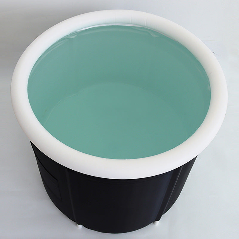 Ice Bathtub Cold Plunge for Athletes Recovery Ice Bucket Foldable Teal Simba