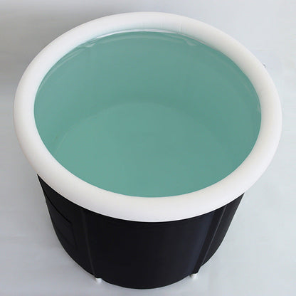 Ice Bathtub Cold Plunge for Athletes Recovery Ice Bucket Foldable Teal Simba