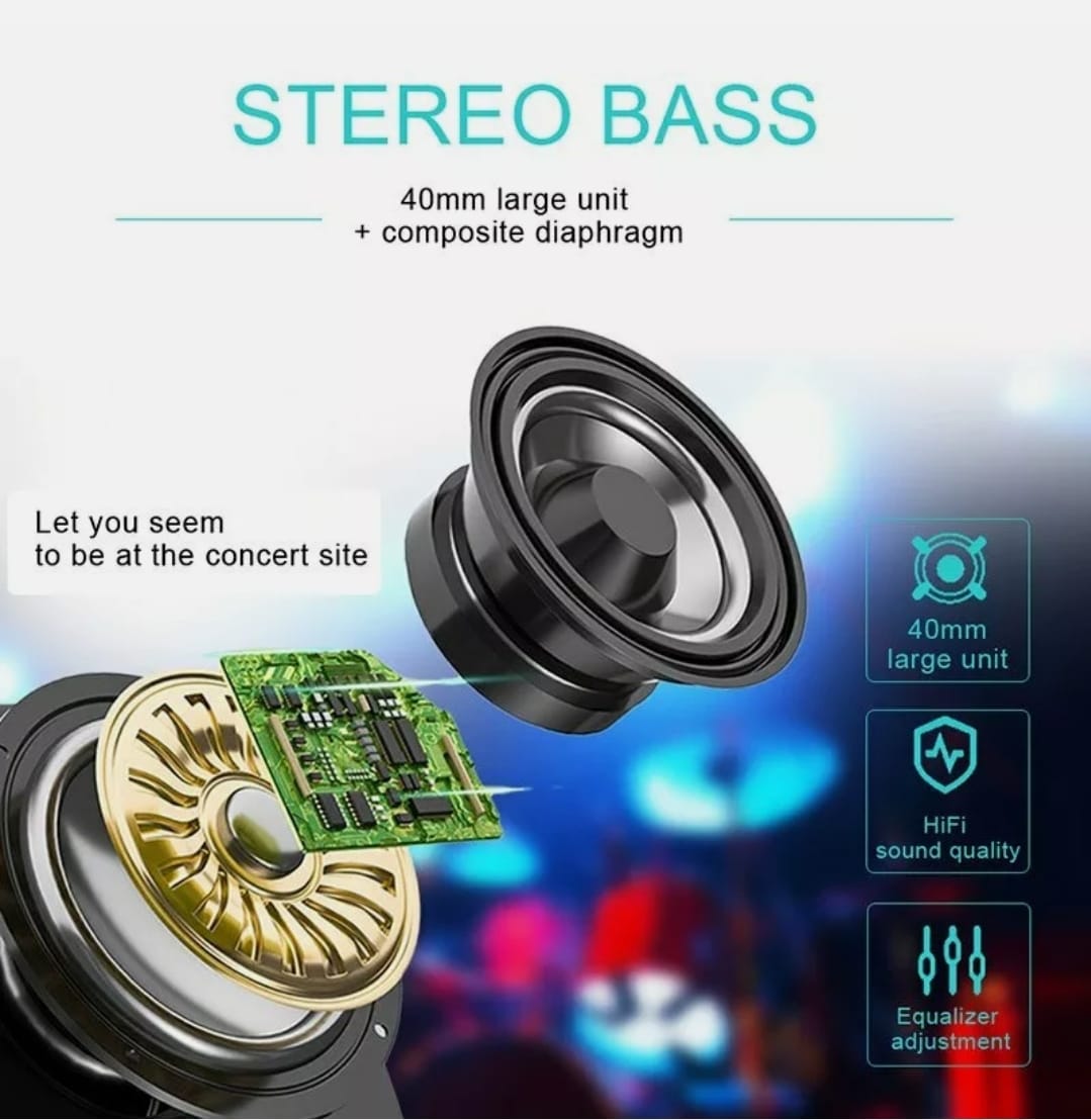 Ninja Dragon Z10 Color Changing Bluetooth Headphones Yellow Pandora