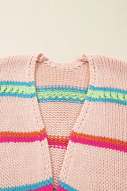 Chiola Pattern Knit Oversize Cardigan