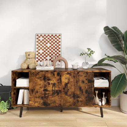 Modern TV Stand For 50Inch TV With Adjustable Shelves