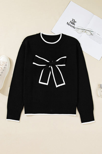 Malaysia accent Holiday Cropped Sweater