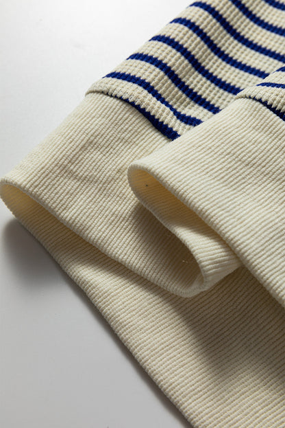 Emily Patched Drop Shoulder Sweatshirt