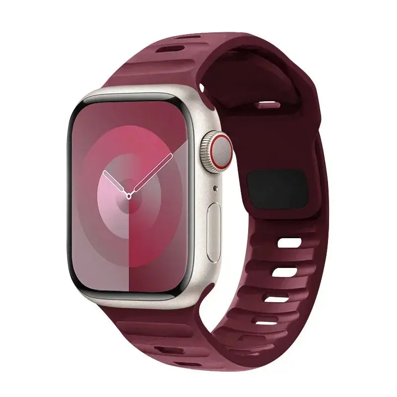 Sport Band Compatible with Apple Watch Bands 49/45/44/42/41/40 /38 Men Women Soft Silicone Band Get it from Bo