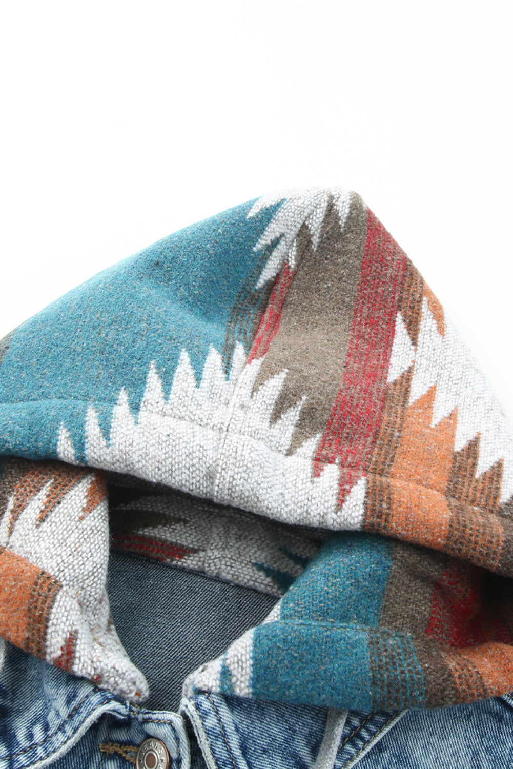 Emily Print Frayed Hem Jacket