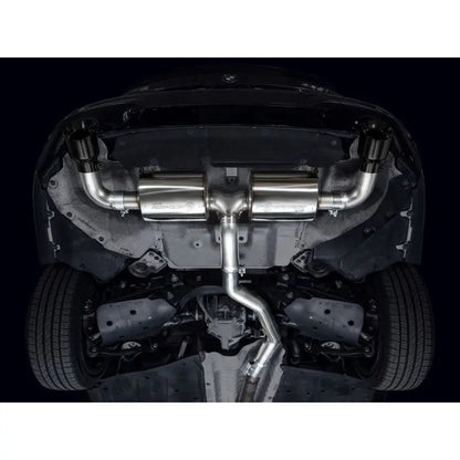 AWE 19-23 BMW 330i / 21-23 BMW 430i Base G2X Touring (Excl.Conv) Axle Back Exhaust - Diamond Black NP Motorsports
