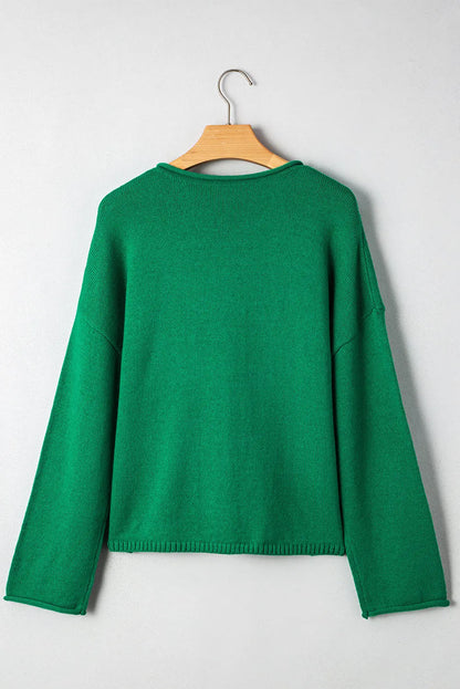 Evatyn Knit Drop Shoulder Sweater