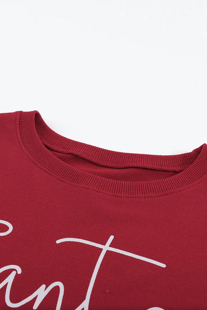 Isabella Santa Baby Print Pullover