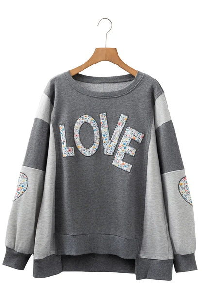 Payton Uneven Hem Chic Sweatshirt