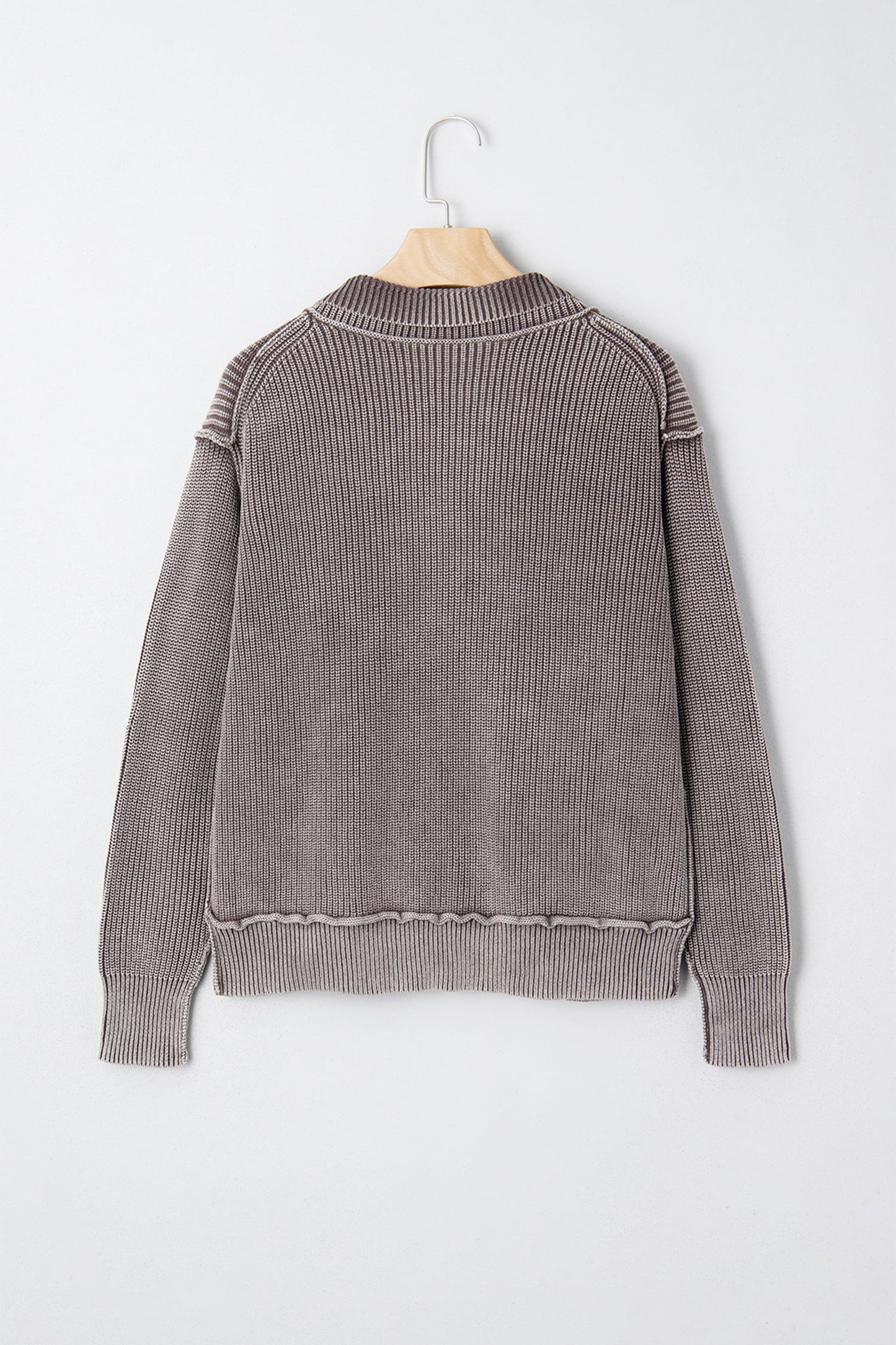 Sunny Patchwork Knit Open Sweater