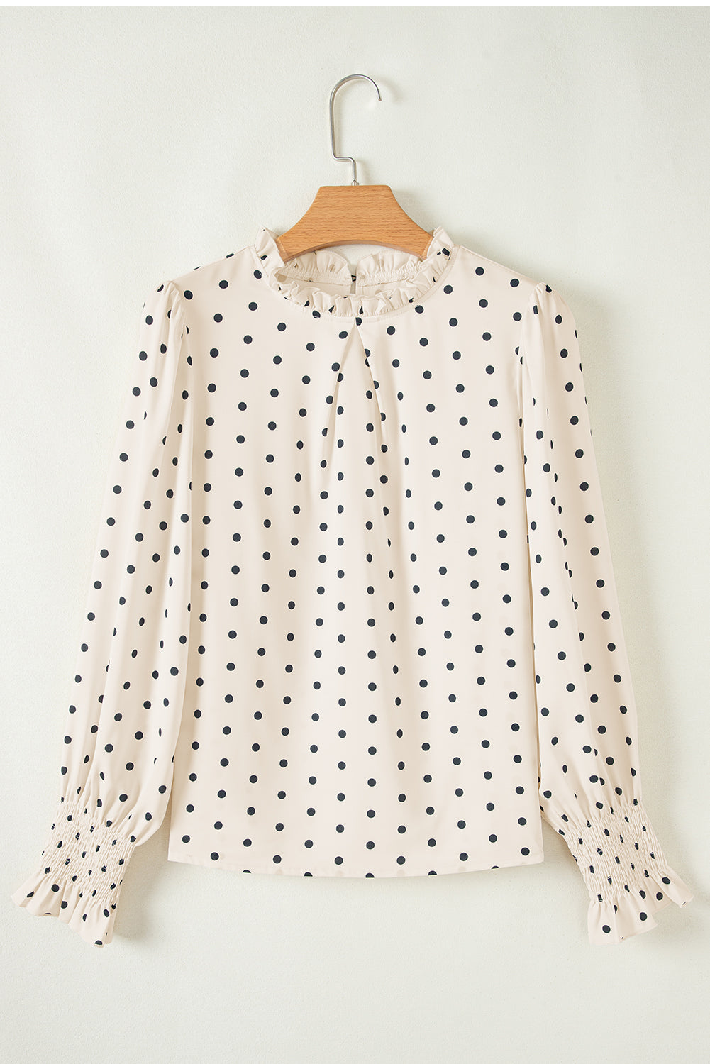Catalina Polka Dot Lantern Sleeve Blouse - Get it from Bo